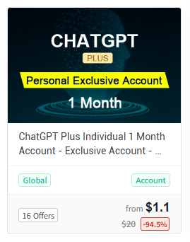 챗GPT Plus 시크릿 루트 가격